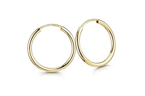 Echt gold creolen 333er - 333er,