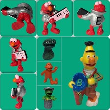 Bullyland ,Sesamstraße Figuren Fingerpuppe Henson Oscar Ernie zum auswählen #