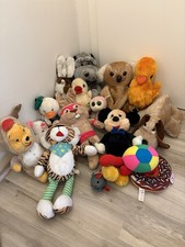 Stofftiere Konvolut 17 Stück viele Ältere