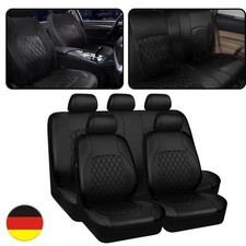 Comfort Auto Sitze Sitzbezüge Universal PU-Leder Sitzbezug Schonbezüge Schwarz