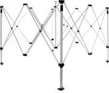 Pavillon 3x3m Popup Gestell in Schwarz mit Tasche Ausführung in Schwarz