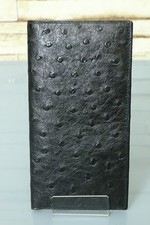 Dokumenten-Etui KRALLE - Echtes Straußen Leder! NEU! Papercase ostrich NEW! n940