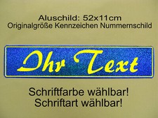 Kennzeichen Nummernschild