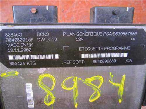 9640899880 motorsteuergerat - 9640899880,