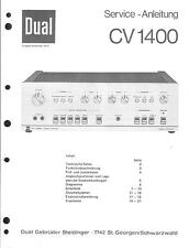 Dual Service Manual für CV 1400  Copy