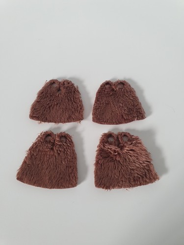 Umhang mit felloptik braun - 4x,