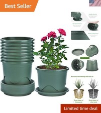 6Pcs Untertopf Pflanzentöpfe