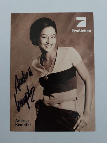 Andrea kempter autogramm - andrea,