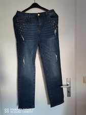 Damen-Jeans Gr.40 mit Nieten getragen gutzer Zustand