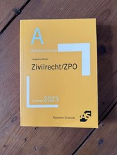 Aufbauschemata Zivilrecht/ZPO