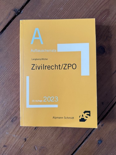 Aufbauschemata zivilrecht zpo - aufbauschemata, zivilrecht/zpo