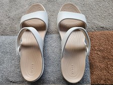 Crocs Dual Comfort Sandale, Gr.42-43, W11, neuwertig, weiß