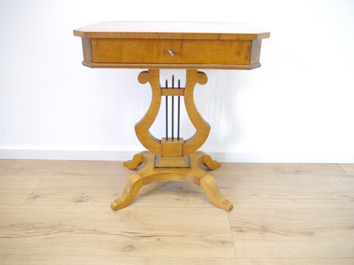 Biedermeier tisch nähtisch - biedermeier,