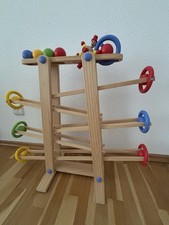 Beluga hochwertige Kugelbahn aus Holz, 56 cm, ab 2 Jahren