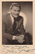 JUPP HUSSELS Original Autogramm signierte Ross Postkarte 30er Jahre