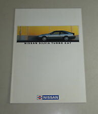 Prospekt / Broschüre - Nissan Silvia Turbo Kat Typ S12