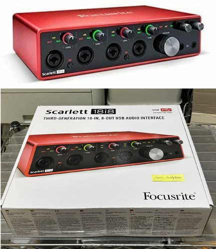 Focusrite scarlett 18i8 3rd - scarlett,