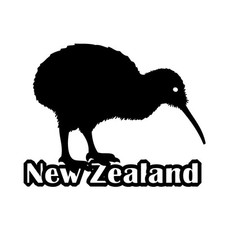   New Zealand Kiwi - Aufkleber Auto Folie KFZ  Neuseeland Vogel Sticker