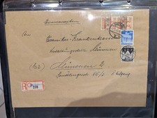 Amerikanische Besatzungszone 84 Briefe im Ordner