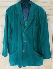 Coole Cord-Jacke NB COMPANY Grün Gr. 2XL 56 Wattiert Top Zustand!