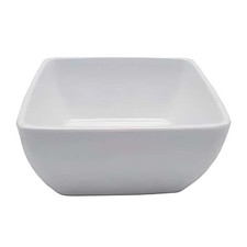 Weiße Melamin Schüssel
