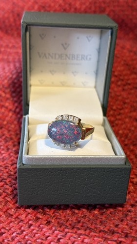 Luxuriöser opalring ring - opalring,