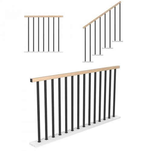 Treppengeländer stahl schwarz - treppengeländer,