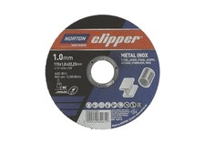 NORTON CLIPPER Trennscheibe D115x1,0mm Typ 41 Metall-Inox 13300 min-1 Bohrung...