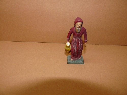 Grulicher krippenfigur mönch - krippenfigur,