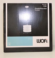 WOFI Pendelleuchte Belle 1-flammig, Weiß