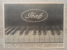Ibach, Flügel, Klavier, Pianino, Tastatur, Werbung advert Reklame, 1925