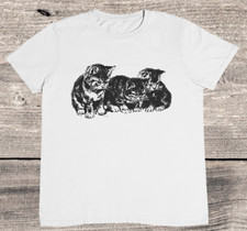 Vintage Kätzchen T-Shirt - 3