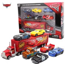 Cars Spielzeug Autos Disney Pixar / 7 Stk. Metall Fahrzeug Lightning McQueen