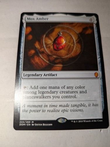 Mox amber dominaria magic - -,