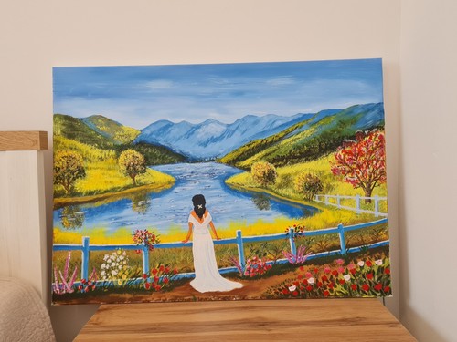 Selbstgemaltes acrylbild - selbstgemaltes,