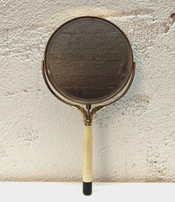 Handspiegel antik Messing