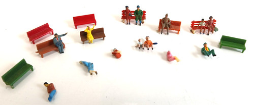 Preiser figuren sitzend - preiser,