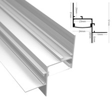 ALU Profil Leiste SCHATTENFUGE