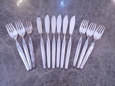 WMF Modell MADRID Fischbesteck für 6 Personen 12 Teile Silber 90er TOP !