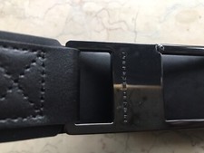 PORSCHE DESIGN Business Belt Plate Buckle 35 W110 Gürtel Black schwarz Neu