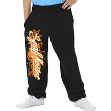 Jungs Jogginghose Marke Spass kostet ORANGE WHITE Motiv Jungen Sweathose Hip Hop
