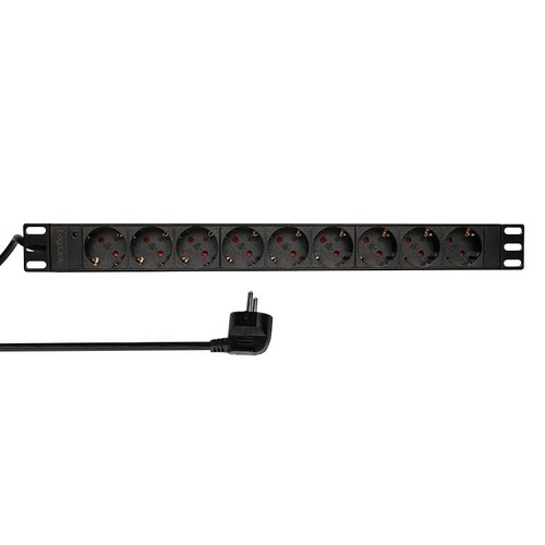 Steckdosenleiste 9 fach - 19", 9-fach