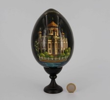XL Russisches Holz Ei -Christ