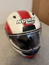 Nolan N85 Integralhelm, vorbereitet für Kommunikation - Rot/Weiß, Größe M