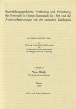 Postregal in Hessen-Darmstadt bis 1806 ... (1973)