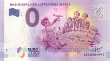 1948/49 Berliner Luftbrücke 2018/19 ◾ XEAB 2017-1 ◾ 0-Euro-Schein 0€ Souvenir