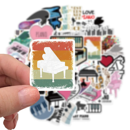 Stickerset klavier piano - klavier,