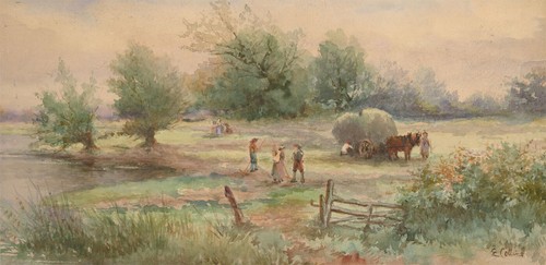 Collins aquarell aus dem - e.,