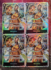 4x Borsalino OP02-114 Super Rare Englisch PLAYSET NM One Piece