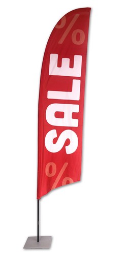 Sale beachflag gerade 270 - gerade,